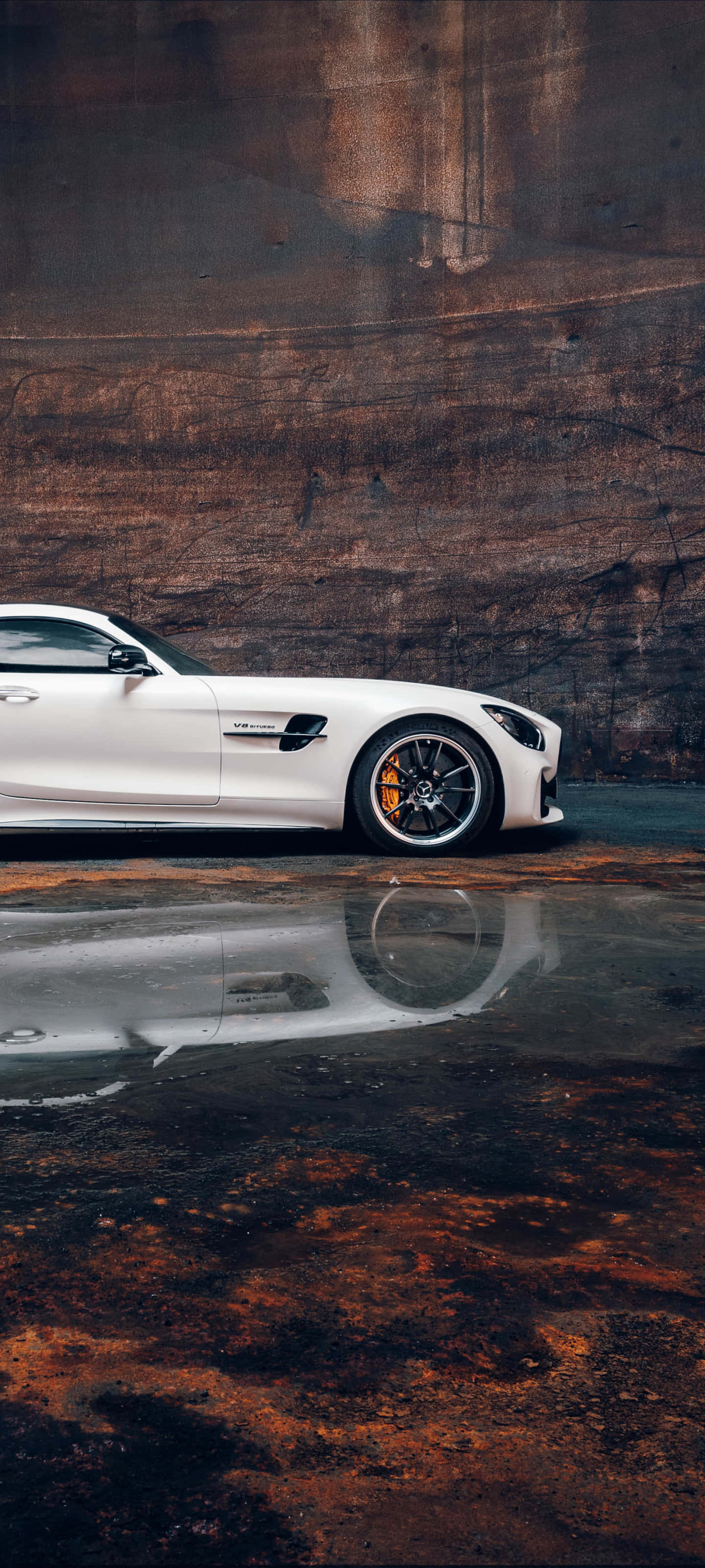 Φόντο Λευκού Αγωνιστικού Android Amg Gt-r Ταπετσαρία