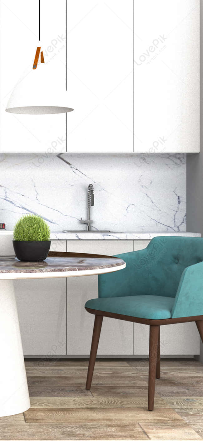 Android White Theme Kitchen Background Design Ταπετσαρία