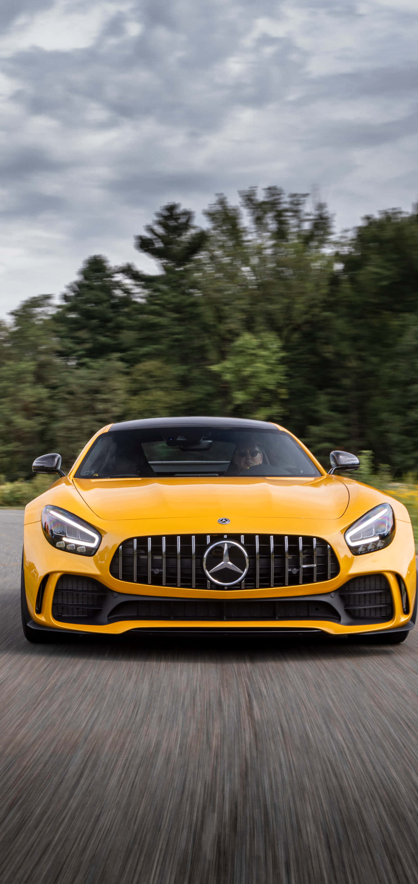 Android Yellow Amg Gt-r Φόντο Ταπετσαρία