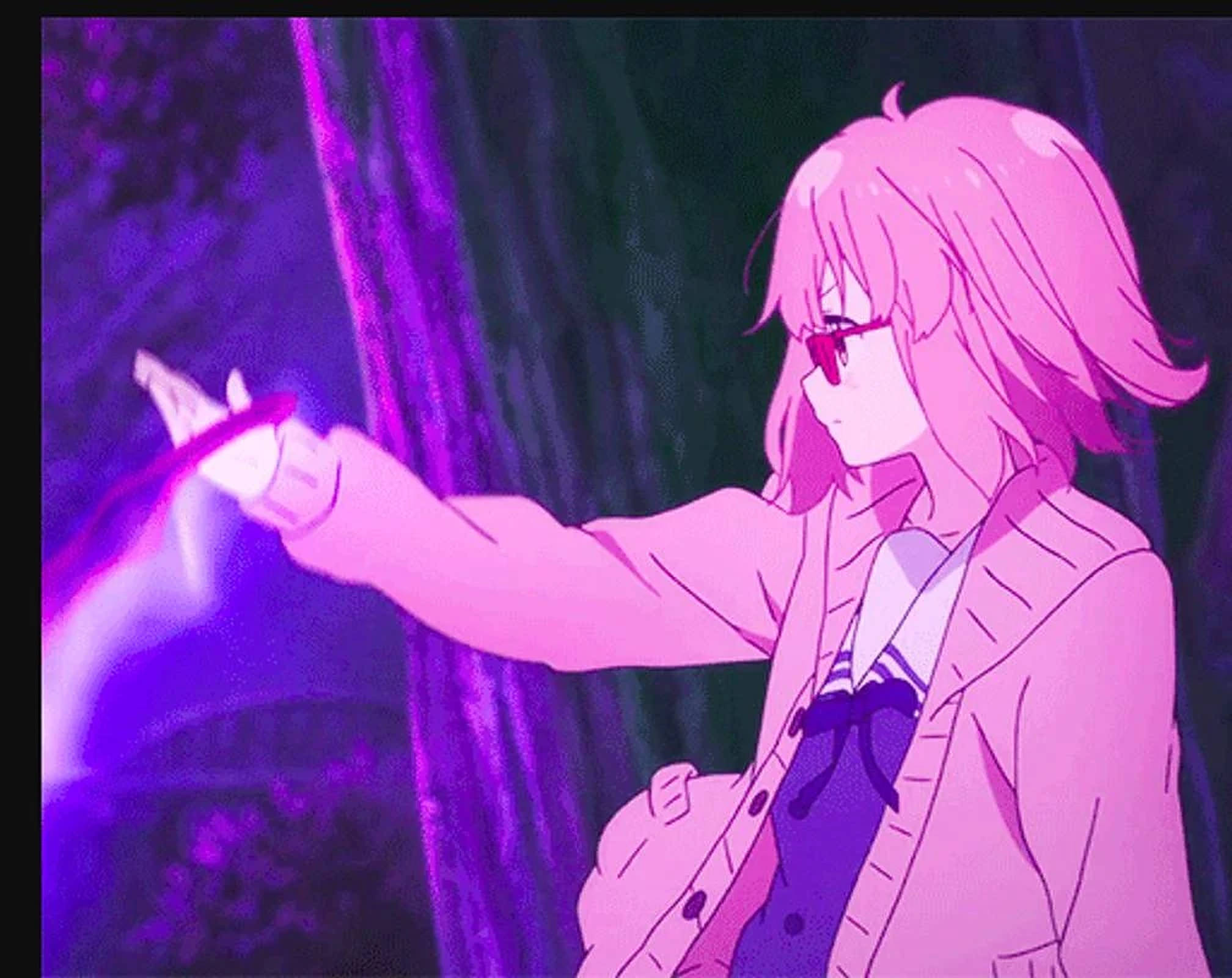 Ροζ Αισθητική Anime Κορίτσι Ταπετσαρία