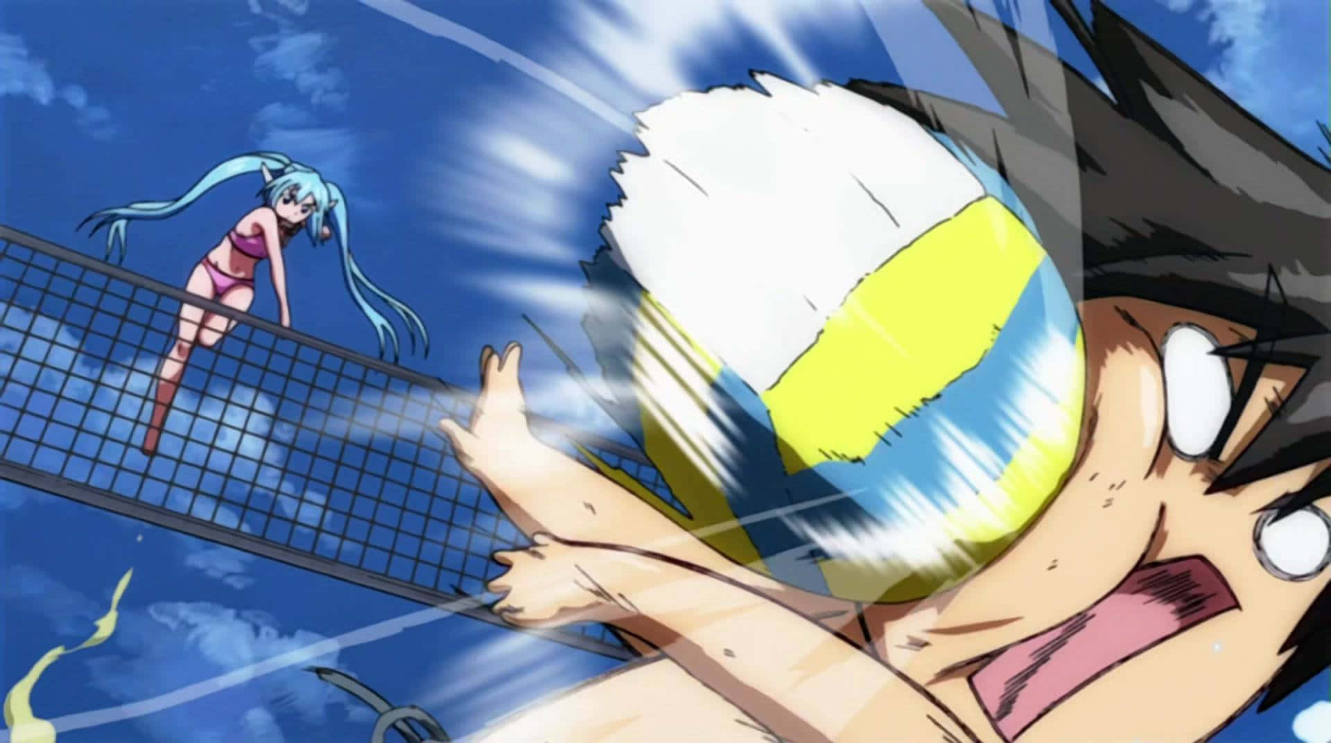 Γέλιο Παντού με αυτό το Αστείο Anime Εικονικό Φόντο Ταπετσαρία