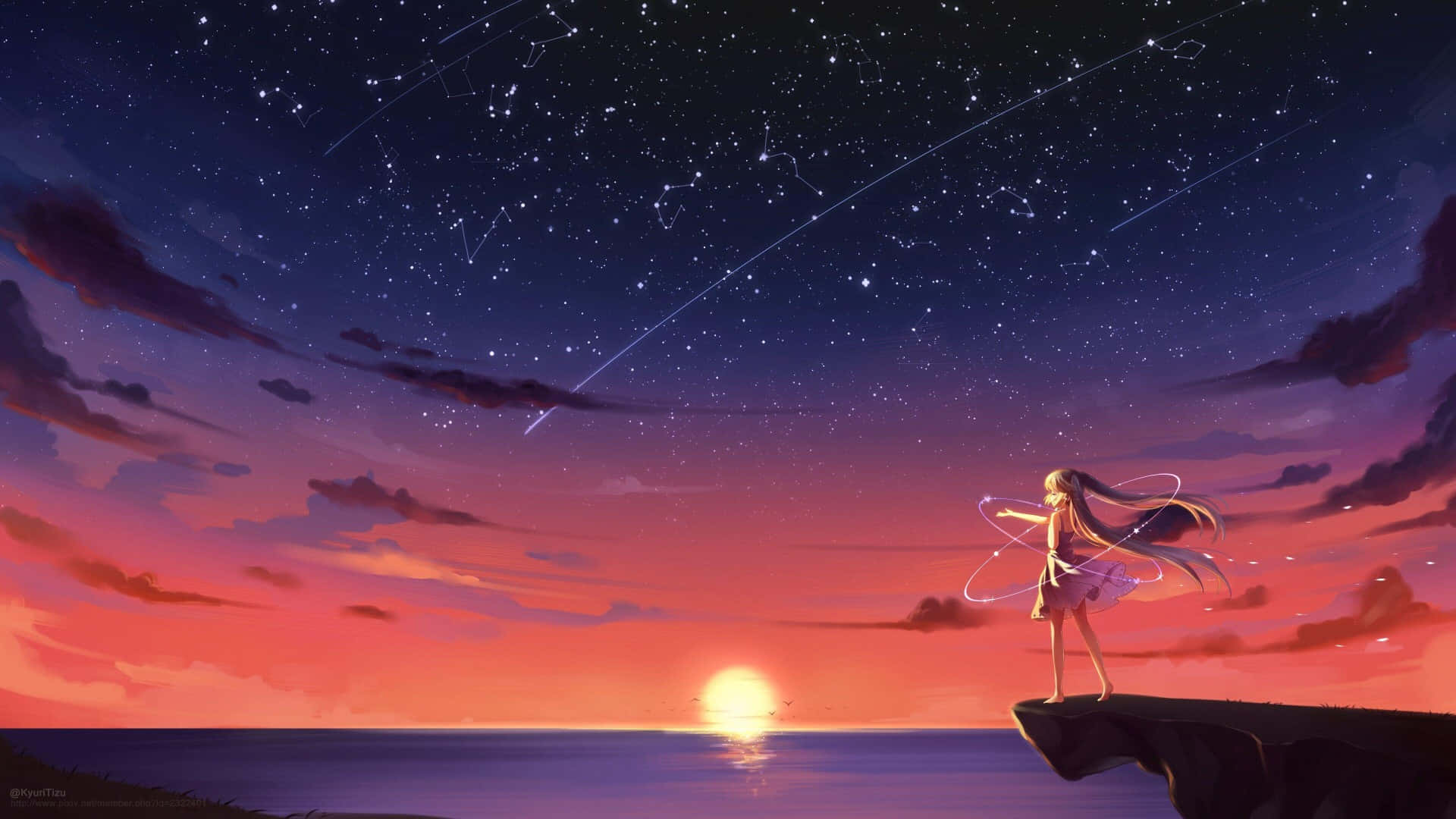 "Η ομορφιά της αισθητικής των Anime" Ταπετσαρία