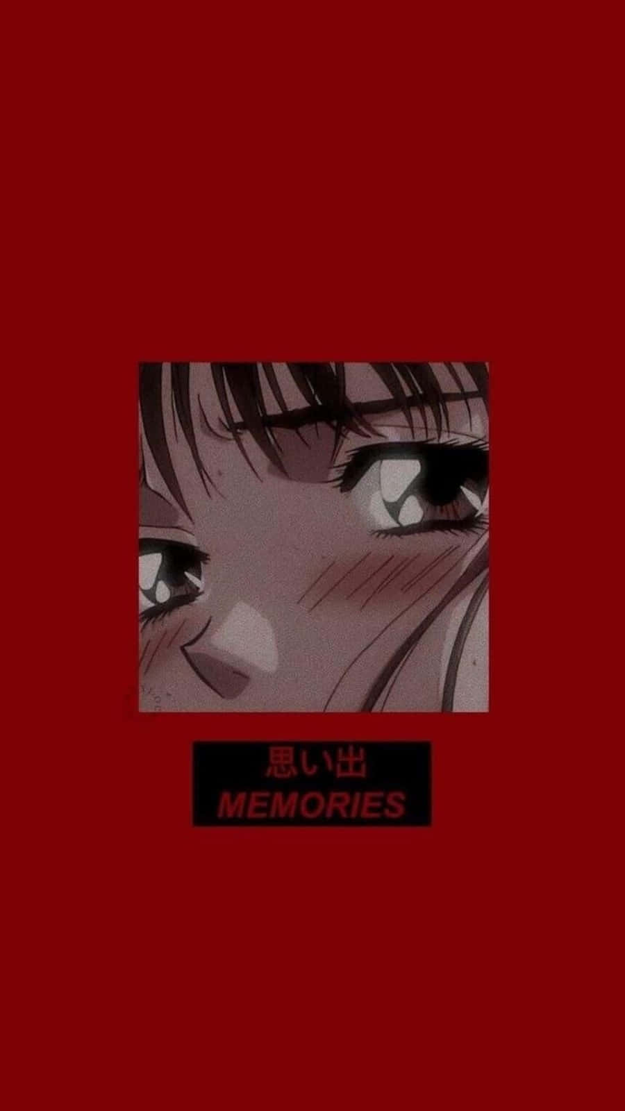 Θλιβερή Αισθητική Anime Αναμνήσεις Ταπετσαρία