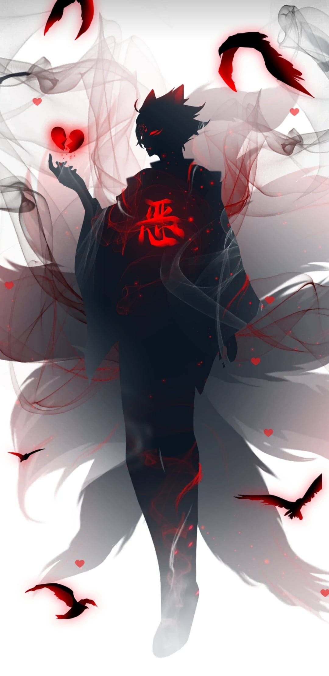 Σκιώδης Δαίμονας Anime Ταπετσαρία