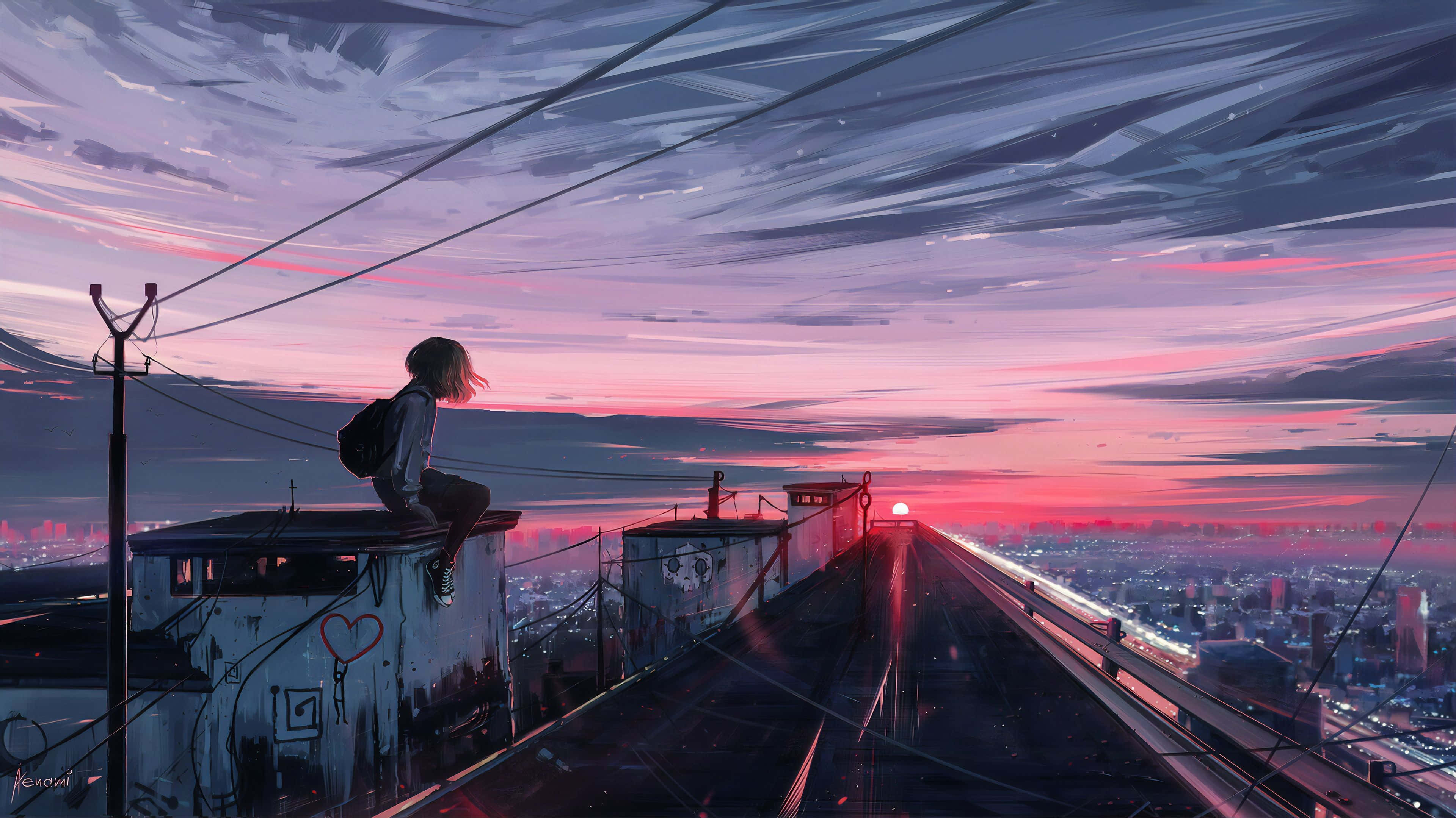 Αφήστε τη φαντασία σας να πετάξει με το Anime 4K! Ταπετσαρία