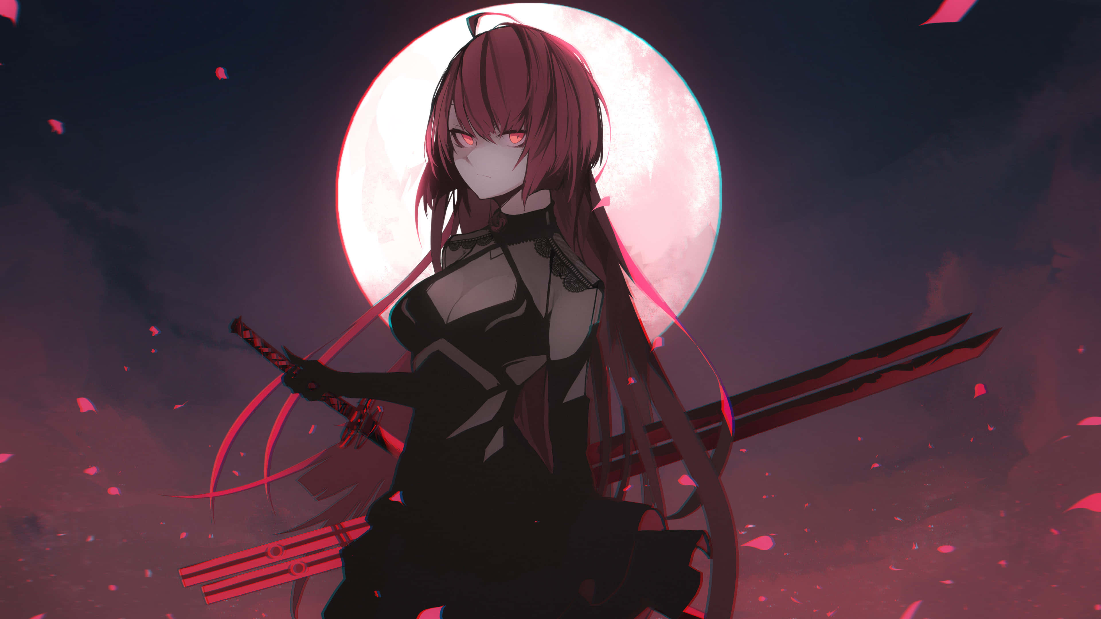 Μια ταπετσαρία Anime 4K μιας μαγικής παγωμένης σπηλιάς Ταπετσαρία