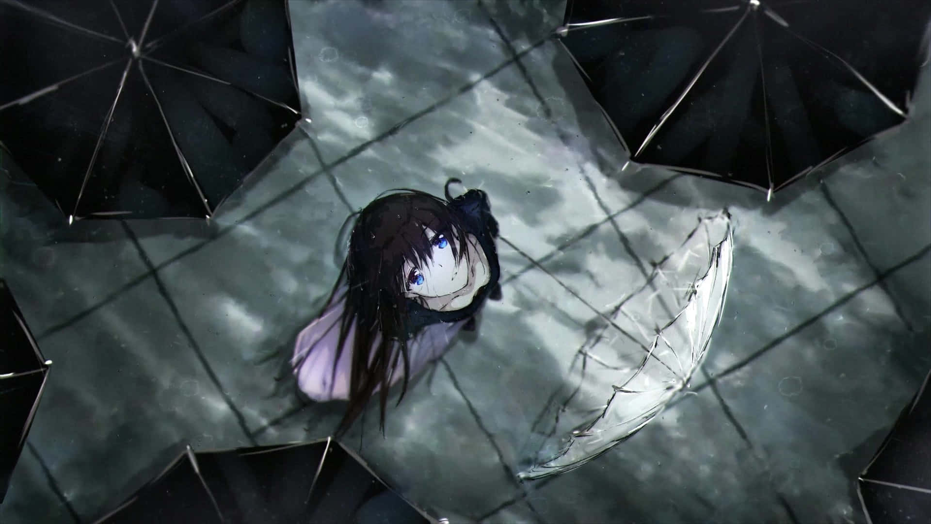 Θλιμμένες εικόνες anime Ταπετσαρία