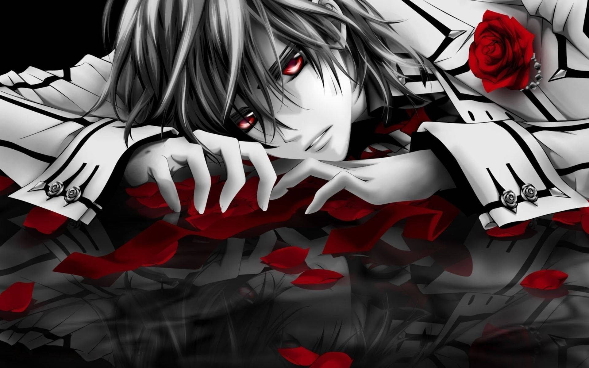 Χαριτωμένο Anime Avatar Βρικόλακας Ιππότης Ταπετσαρία