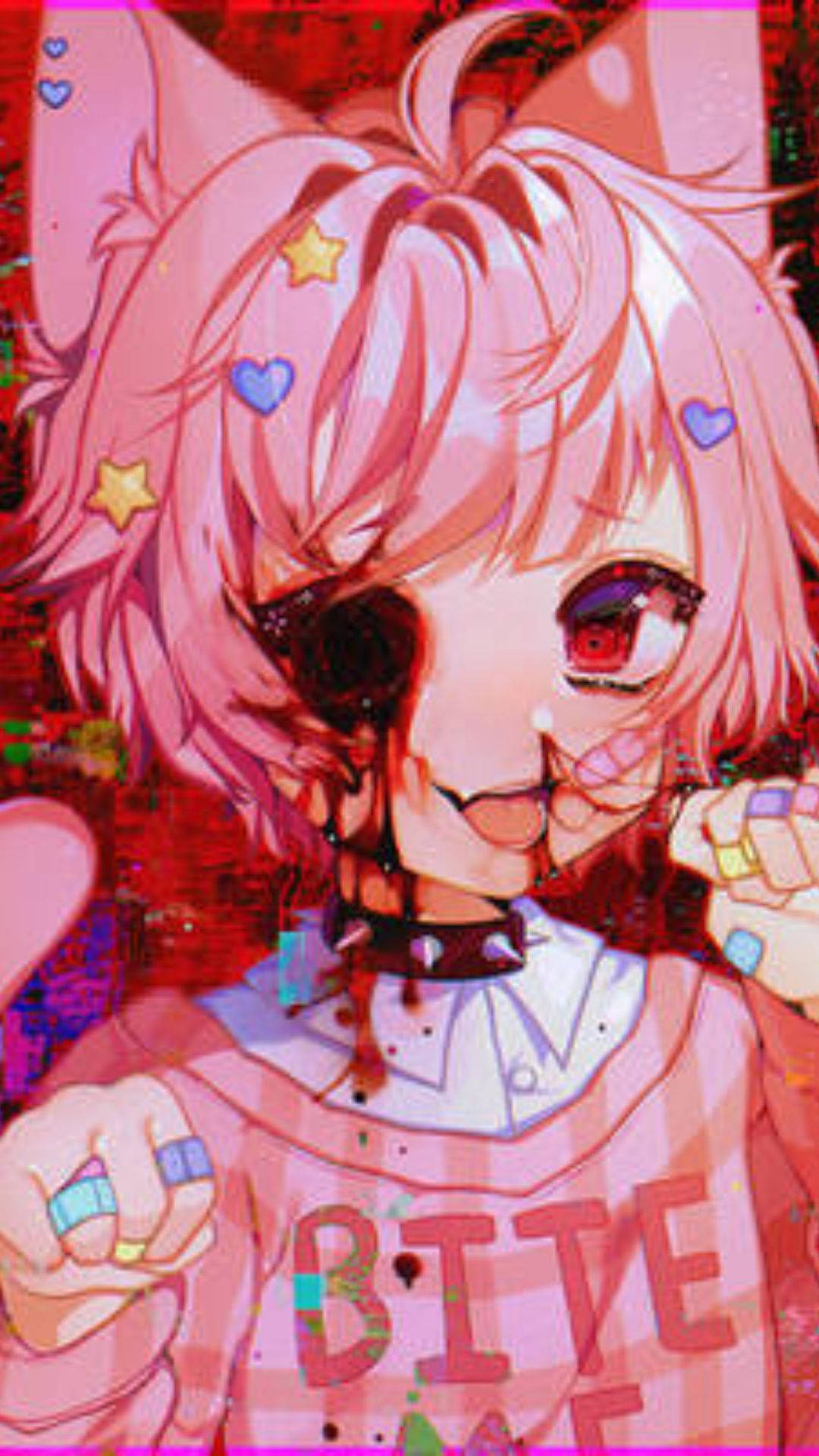 Ανατριχιαστικό και Χαριτωμένο Anime Avatar Ταπετσαρία