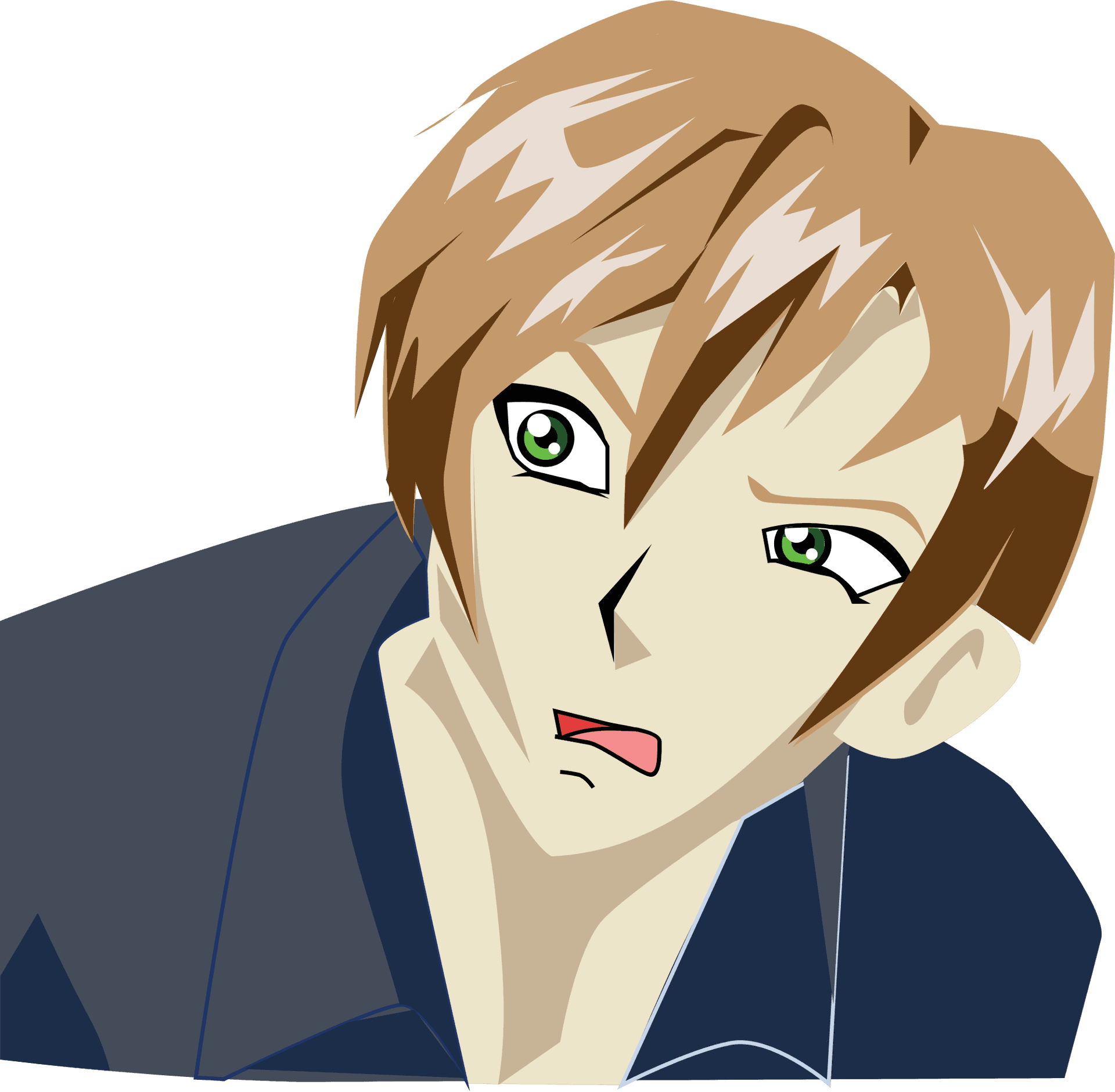 Μπερδεμένος Χαρακτήρας Anime Ταπετσαρία