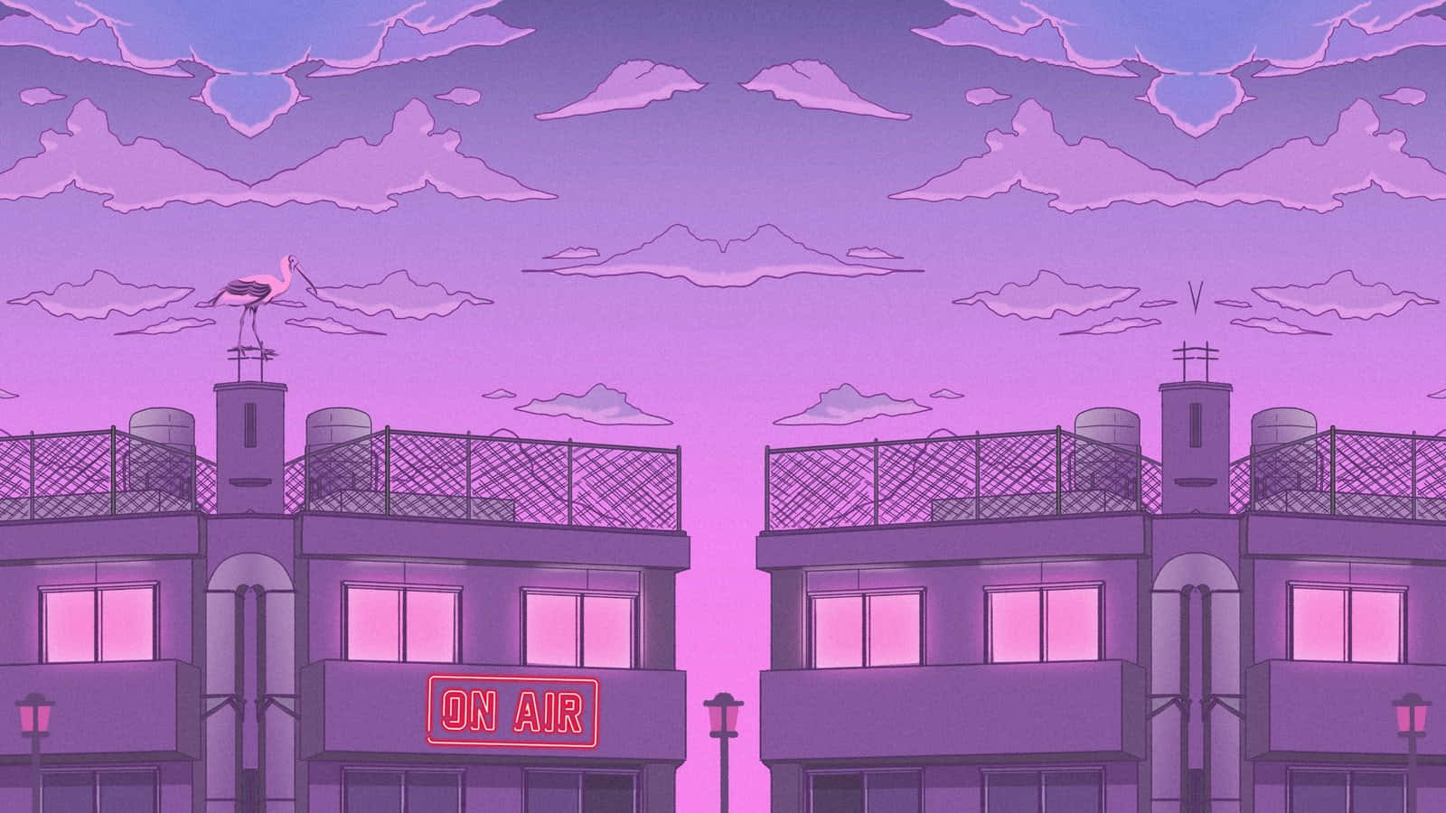 Η ζωντανή, πολυσύχναστη μητρόπολη της Anime City. Ταπετσαρία