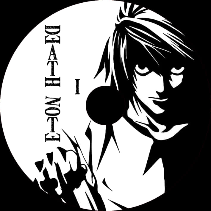 Γραφικό χαρακτήρα anime Death Note Ταπετσαρία