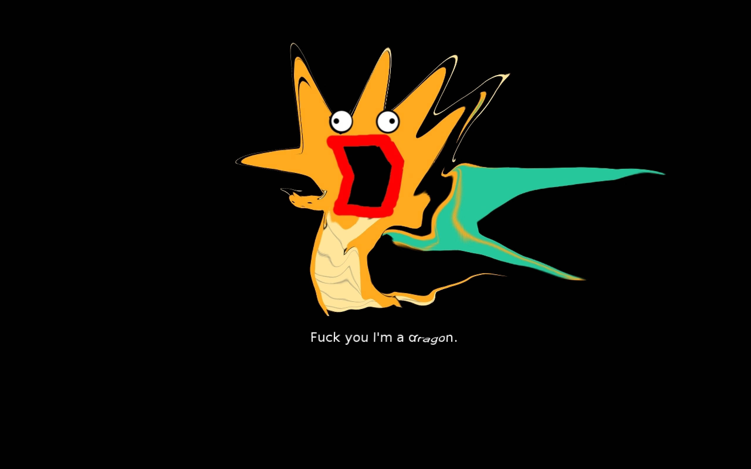 Αστείο Anime Dragonite Ταπετσαρία