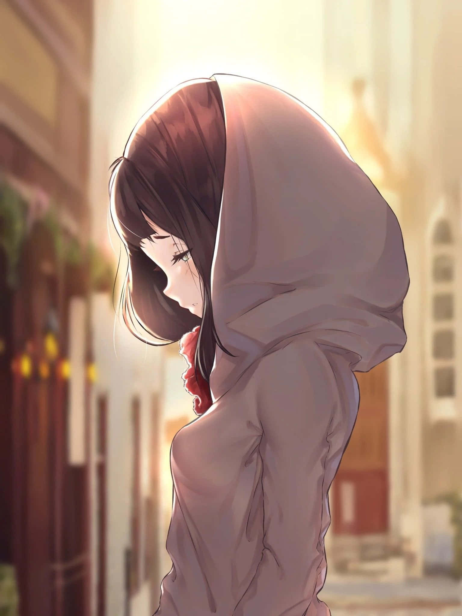 Anime fan με κομψή φούτερ Ταπετσαρία