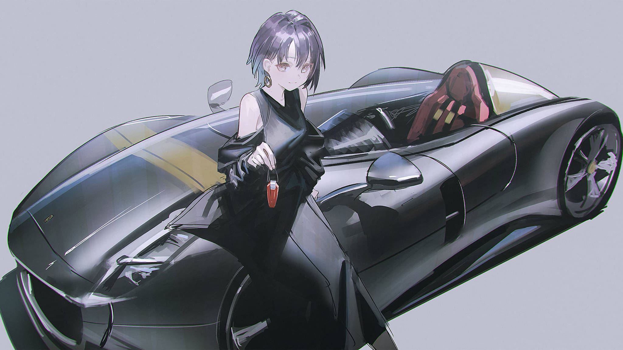 Anime Αυτοκίνητο Ferrari Monza Ταπετσαρία