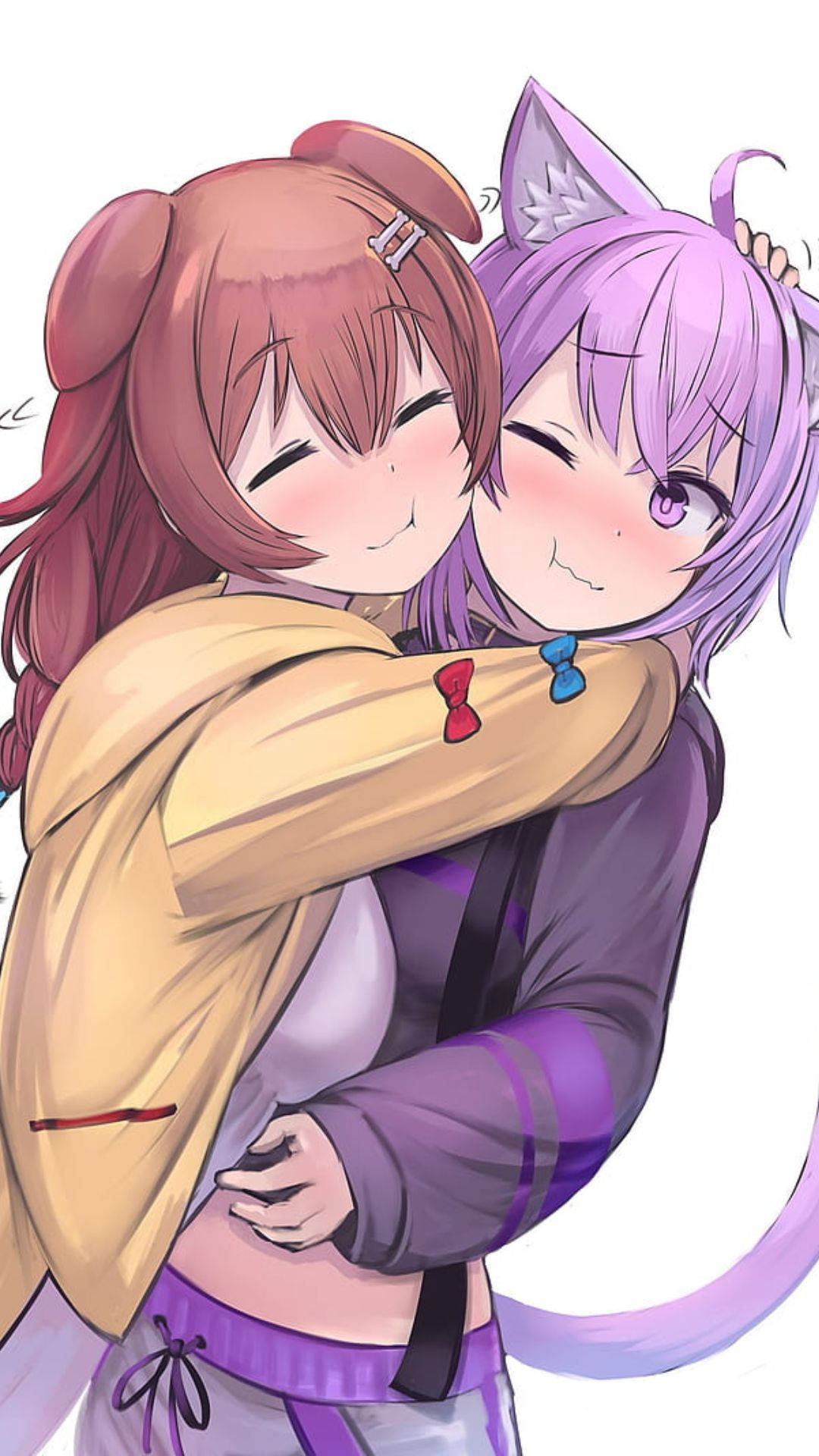 Αγκαλιά Anime Κορίτσι Λαγουδάκι Ταπετσαρία