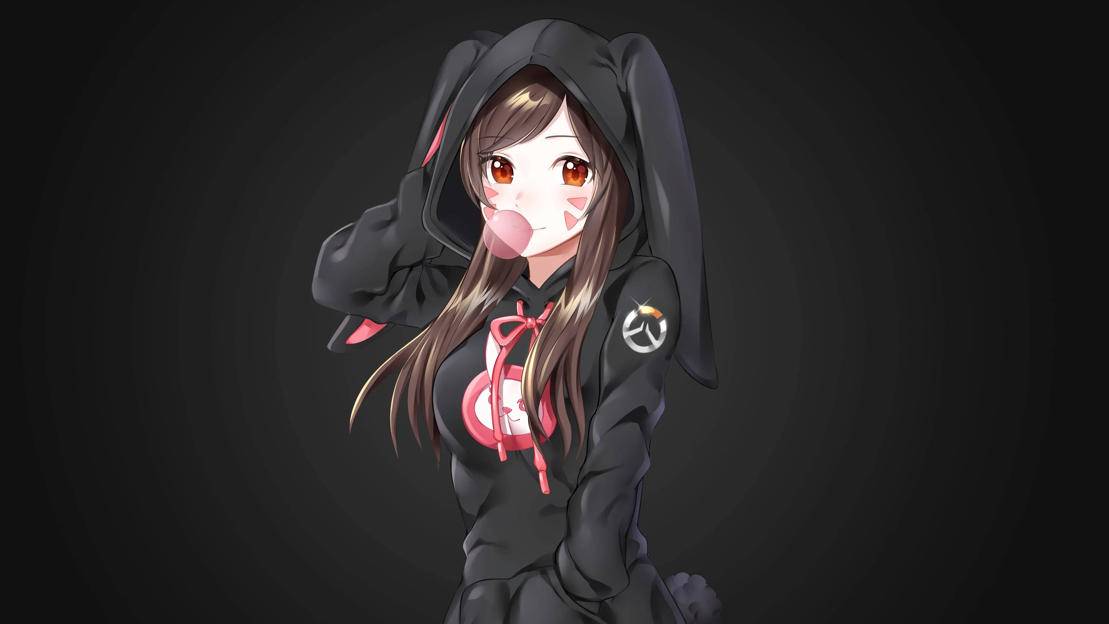 Anime Κορίτσι Hoodie D.Va Ταπετσαρία