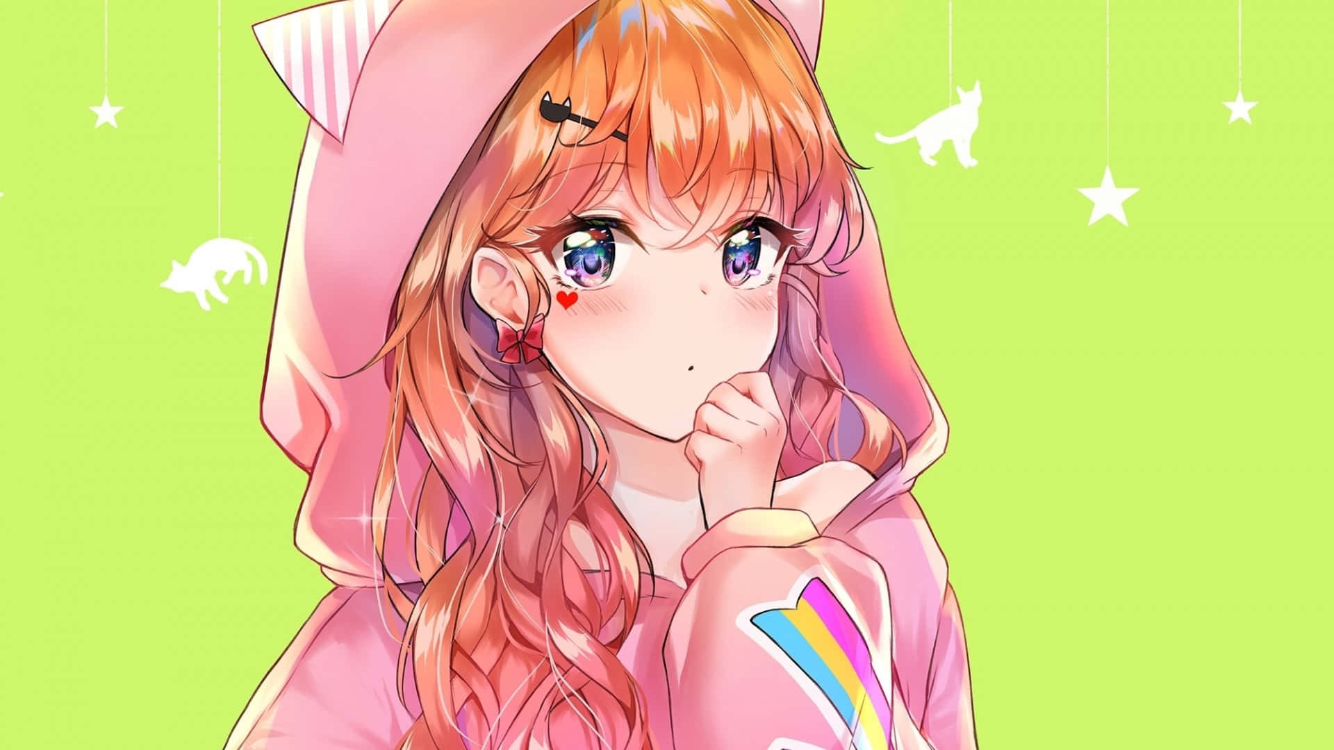 Δείξε στυλάτη με ένα κομψό anime hoodie Ταπετσαρία