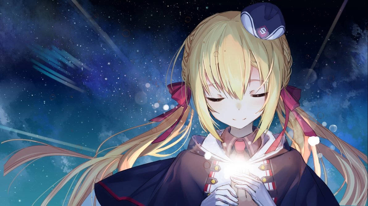 Anime Live Κορίτσι που Ονειροπολεί Ταπετσαρία