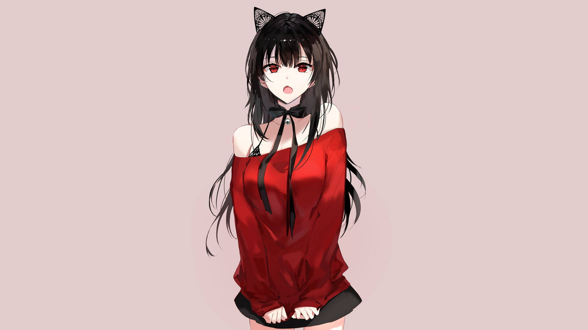 Κόκκινο Anime Κόκκινα Μάτια Ταπετσαρία