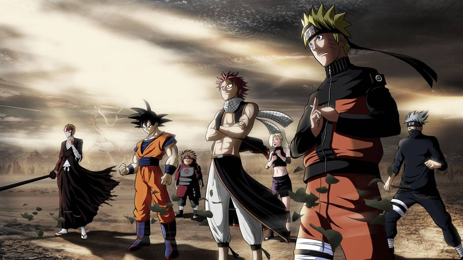 Anime Naruto και άλλοι χαρακτήρες shonen Ταπετσαρία