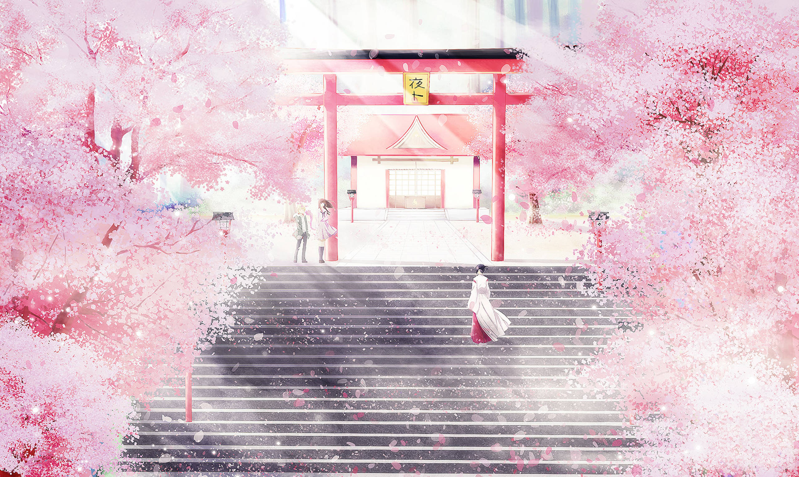 Ροζ Anime Αισθητική Ναός Noragami Ταπετσαρία