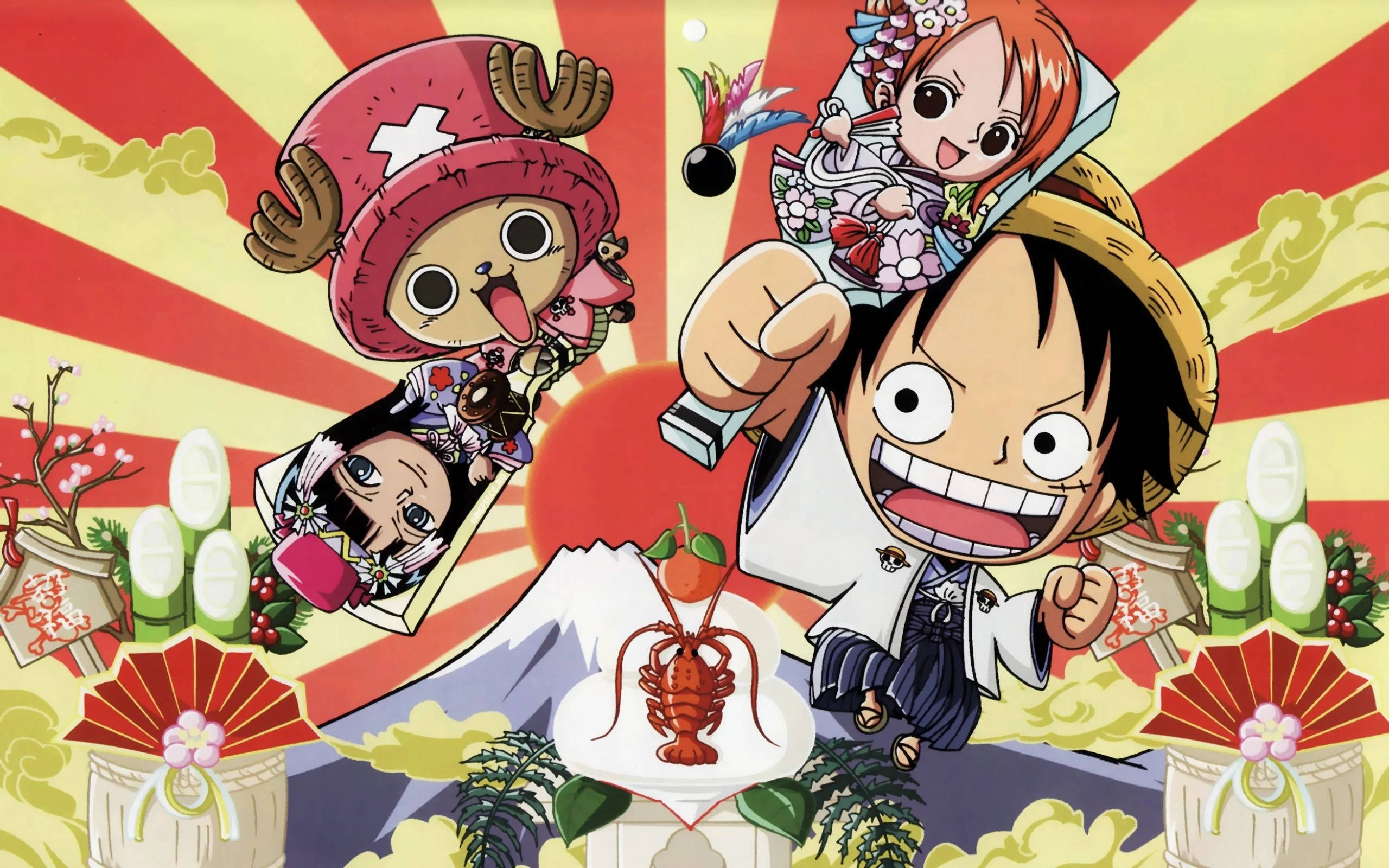 Αστεία Εικόνα Anime One Piece Ταπετσαρία
