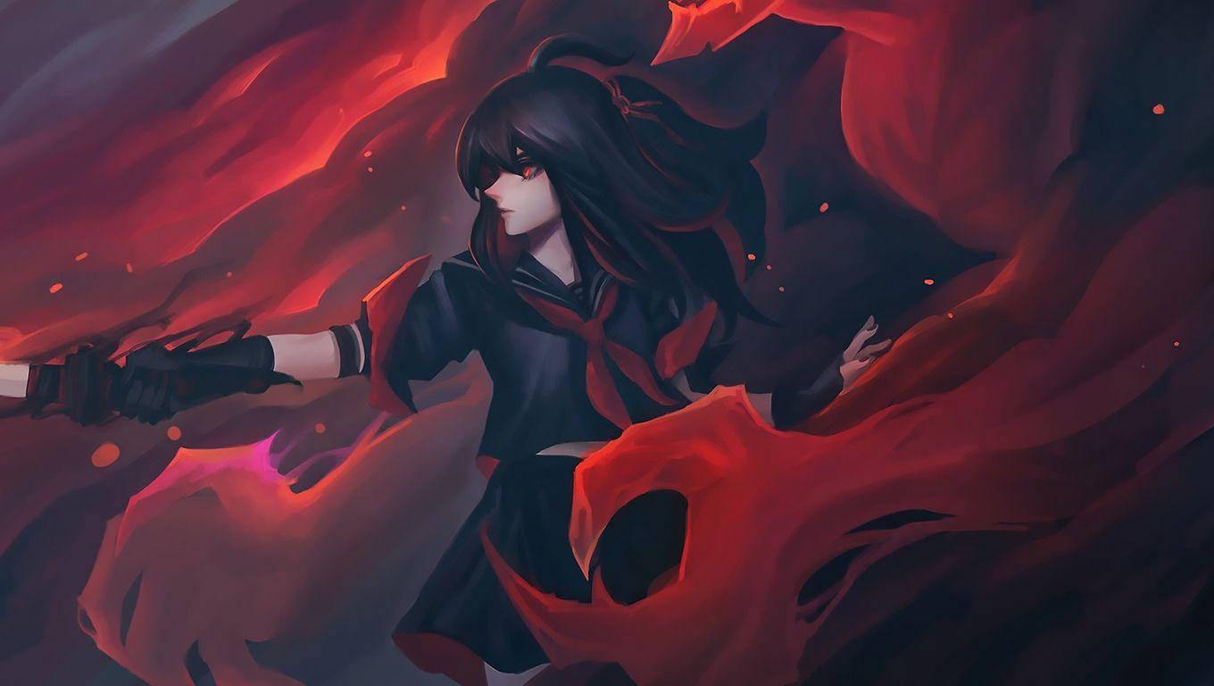 Κόκκινη Φωτιά Anime Ταπετσαρία