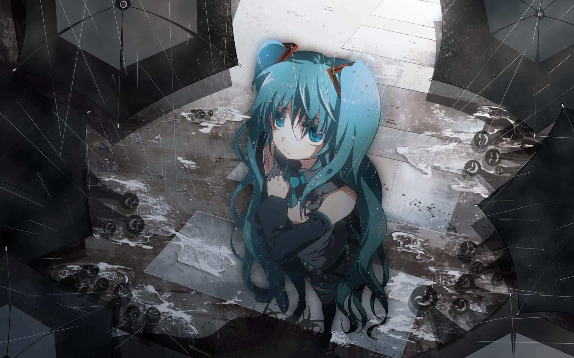 Θλιβερό Φόντο Anime Ταπετσαρία