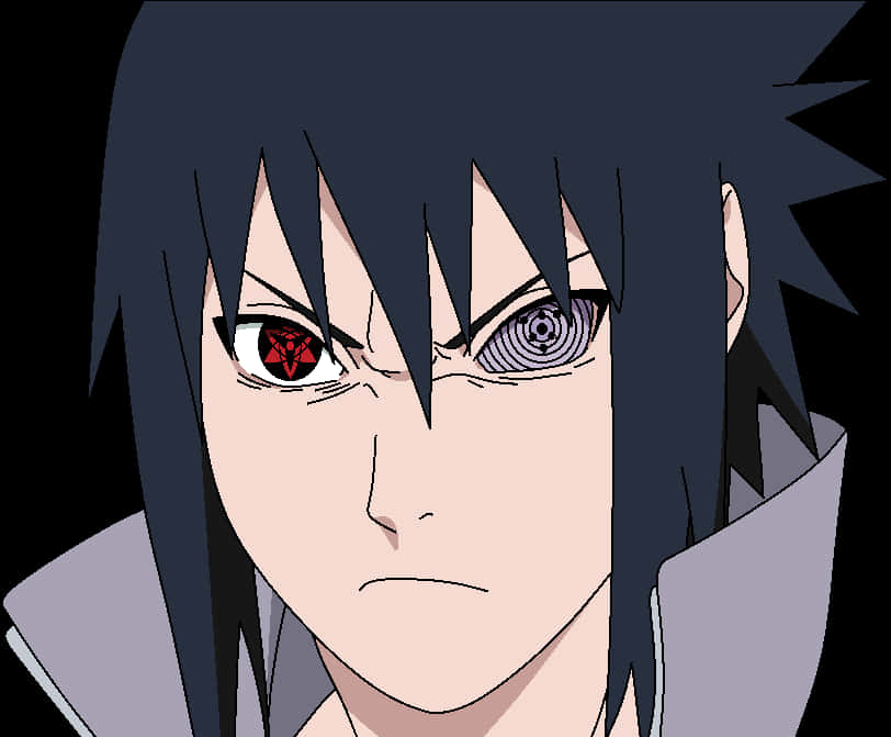 Χαρακτήρας Anime με Μάτια Rinnegan και Sharingan Ταπετσαρία