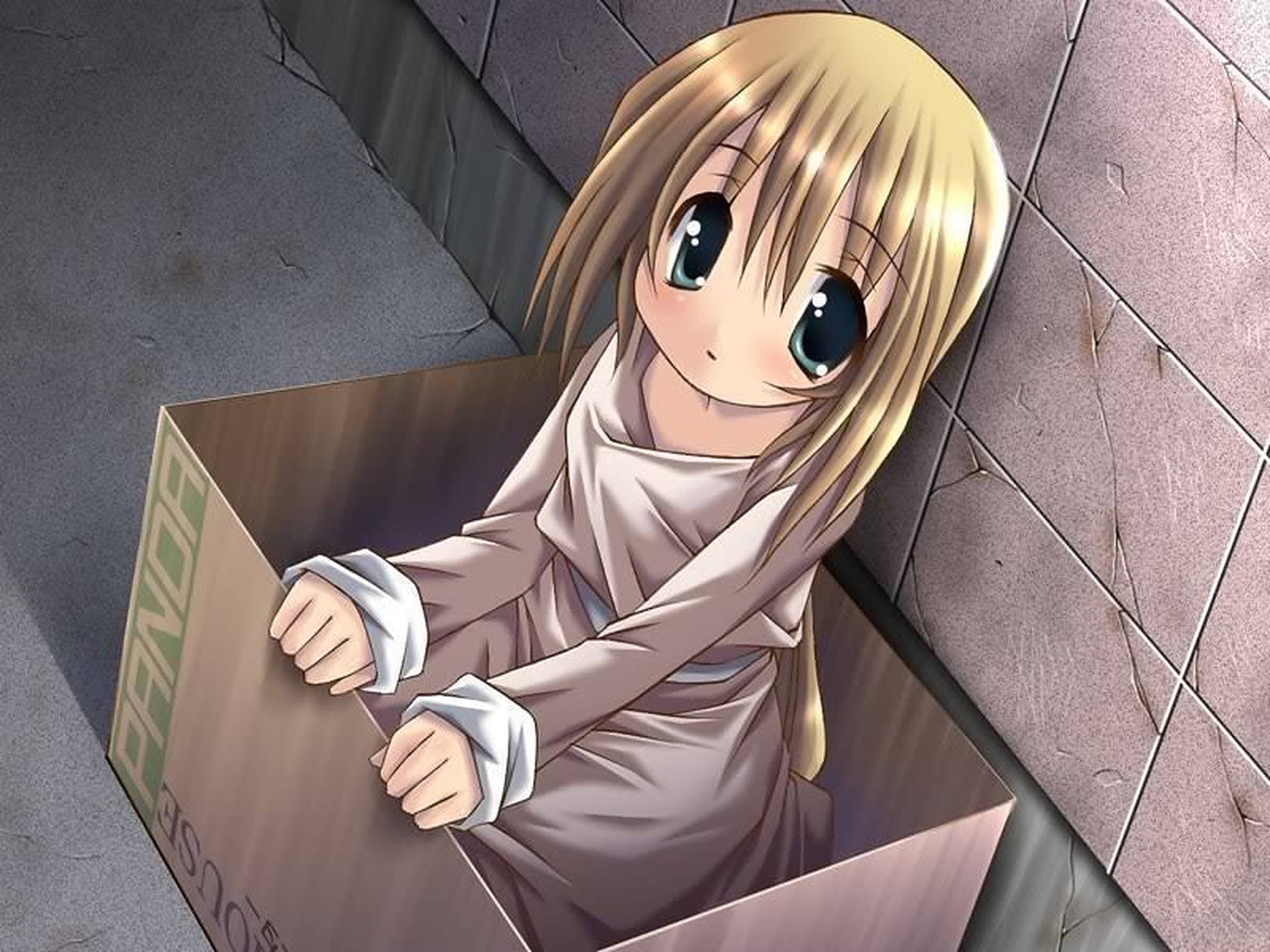 Παιδί Anime σε Κουτί Ταπετσαρία