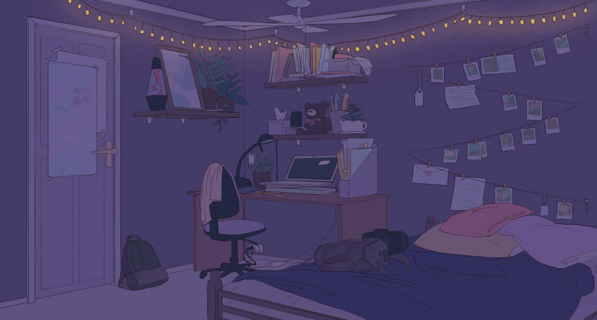 Χαθείτε στη φαντασία με το Anime Room. Ταπετσαρία