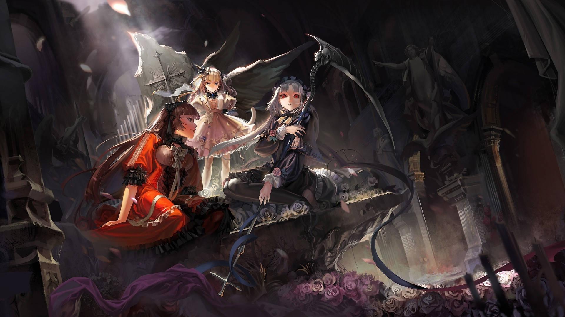 Σκοτεινή Τέχνη Anime Rozen Maiden Ταπετσαρία