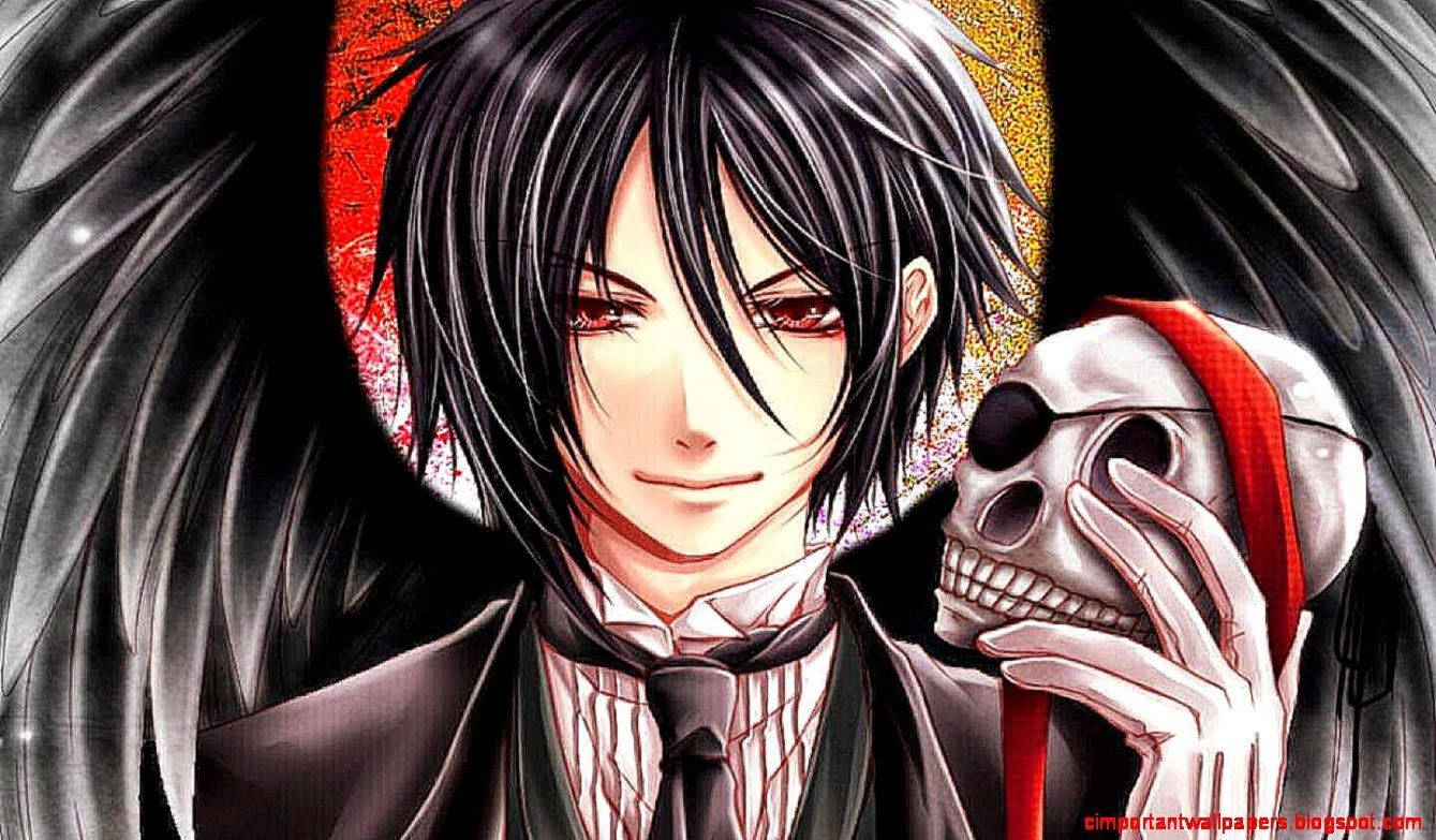 Anime Αγόρι - Sebastian από τη σειρά Black Butler Ταπετσαρία