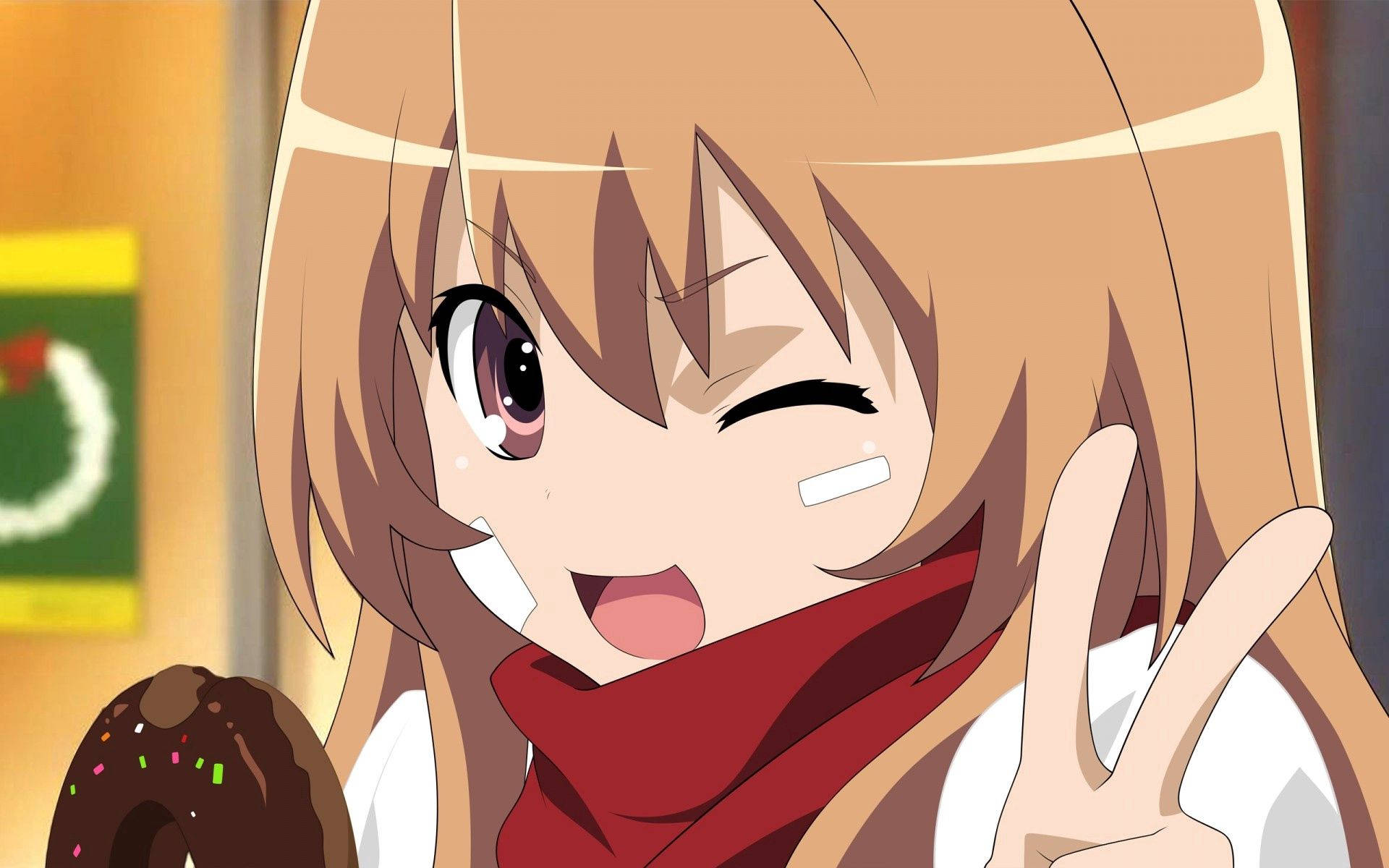 Anime Κορίτσι Taiga Aisaka Ταπετσαρία