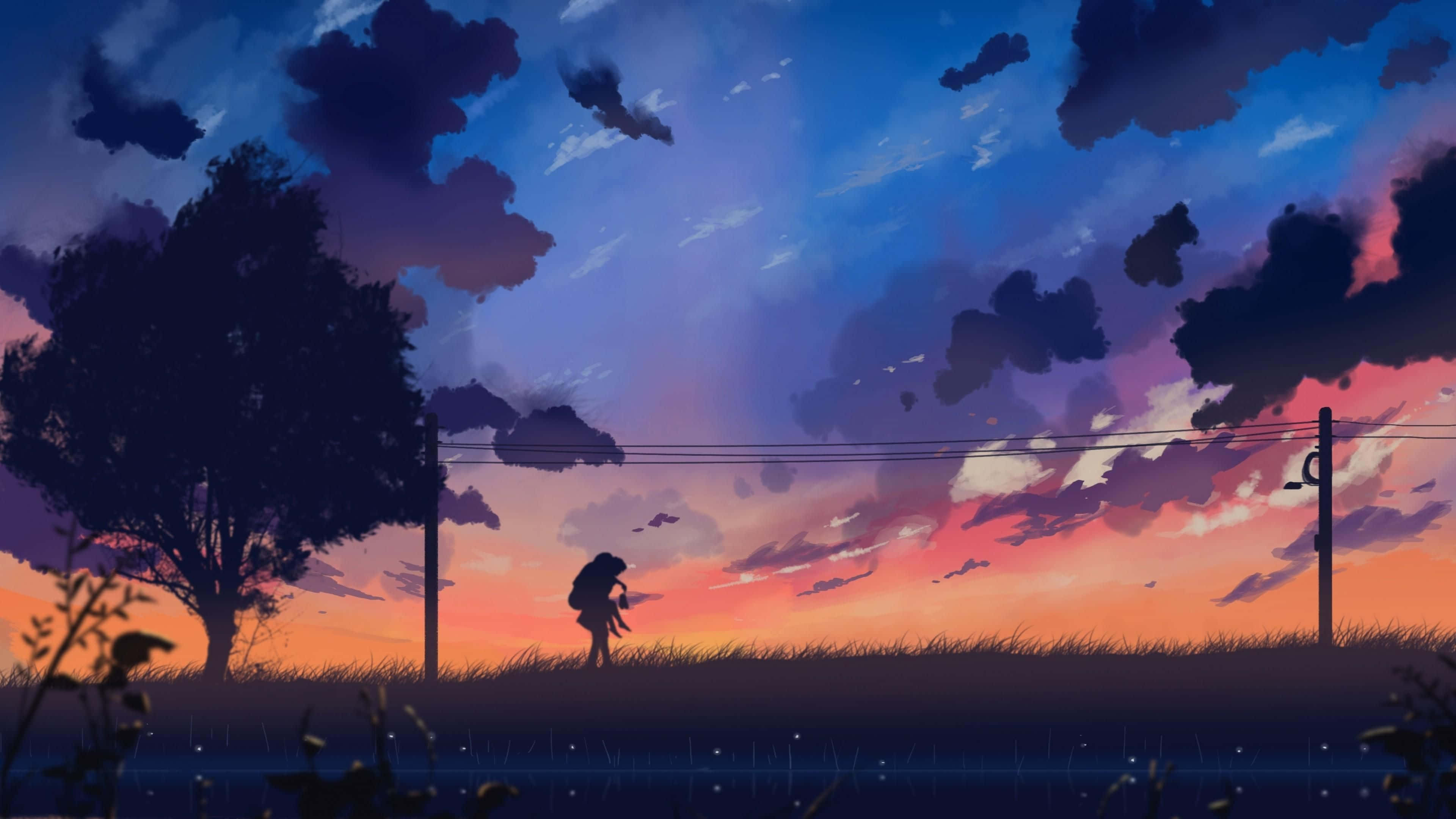 Εξερευνήστε έναν μαγικό κόσμο Anime με αυτό το όμορφο τοπίο Ταπετσαρία