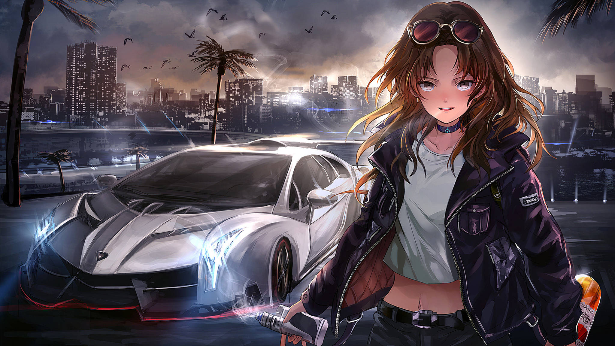 Anime Veneno Αυτοκίνητο Ταπετσαρία