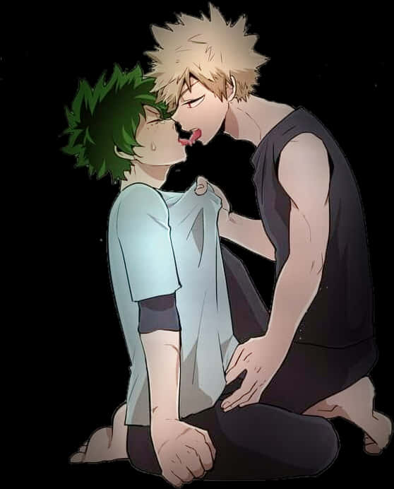 Στιγμή Οικειότητας Χαρακτήρες Anime Ταπετσαρία