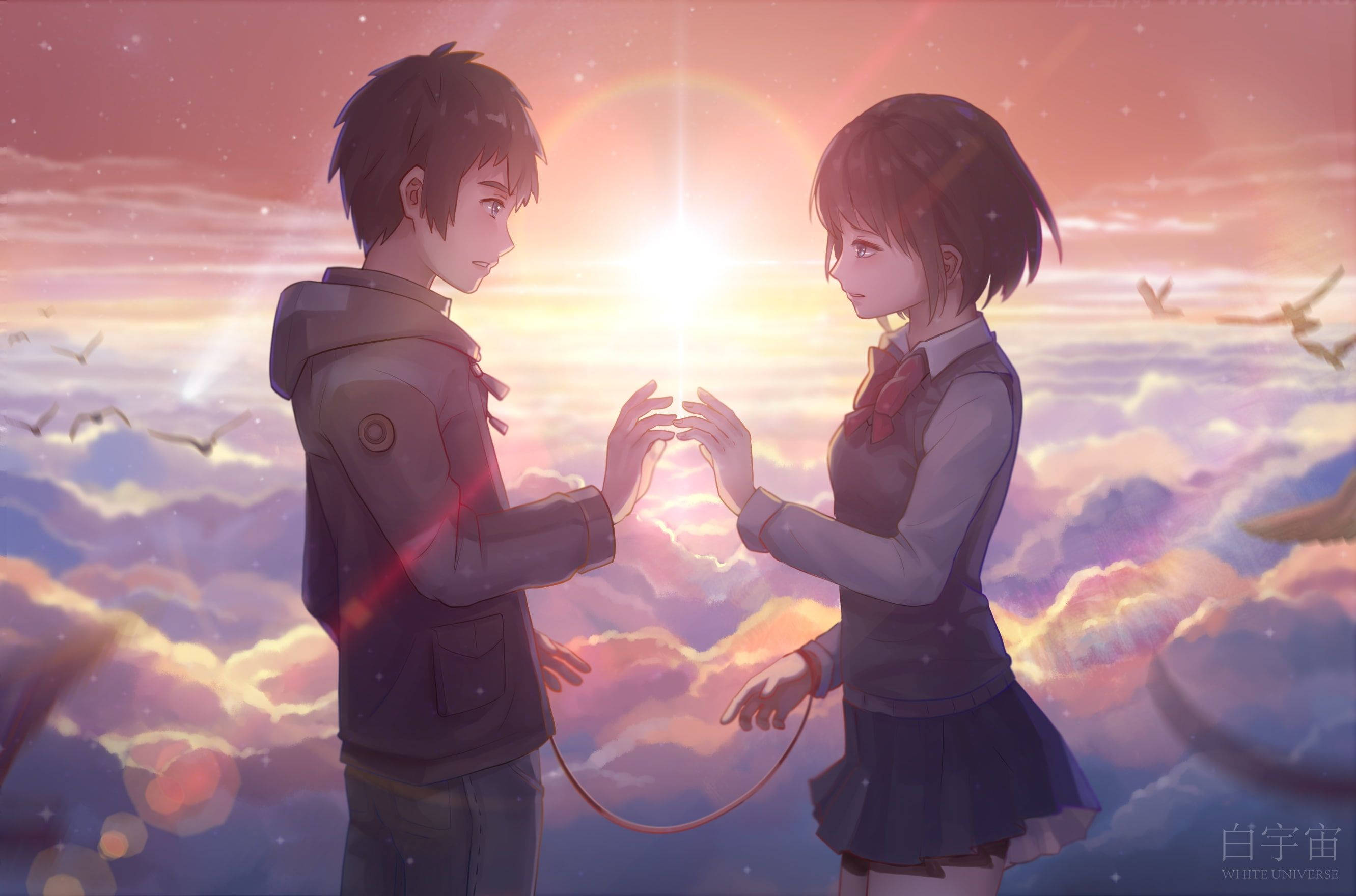 Anime ζευγάρι Your Name Ταπετσαρία