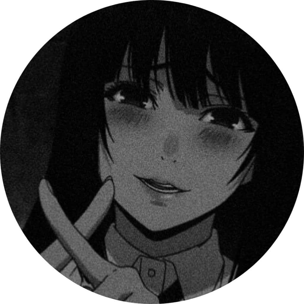 Anime Κορίτσι Ασπρόμαυρο Pfp Ταπετσαρία
