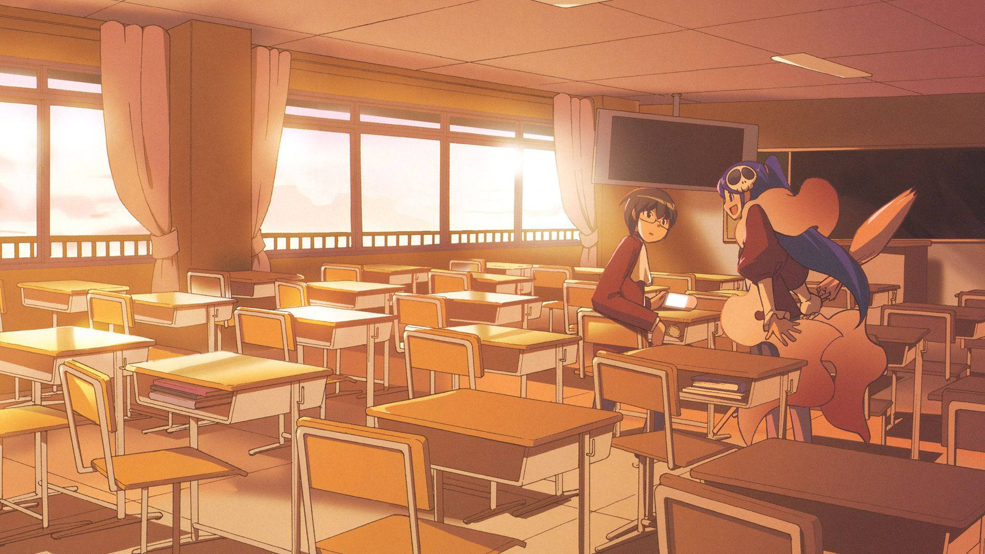 Anime Σχολικό Τοπίο The World God Only Knows Keima Elucia Ταπετσαρία