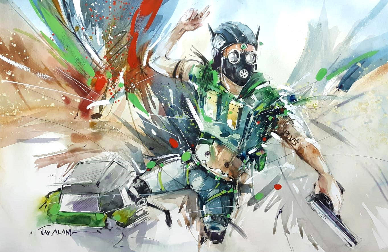 Apex Legends Octane Διαφορετικά Χρώματα — GIF επιφάνειας εργασίας Ταπετσαρία