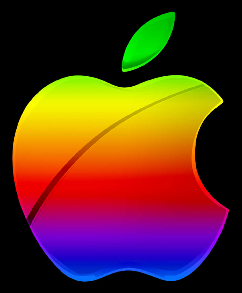 Πολύχρωμο λογότυπο της Apple Ταπετσαρία