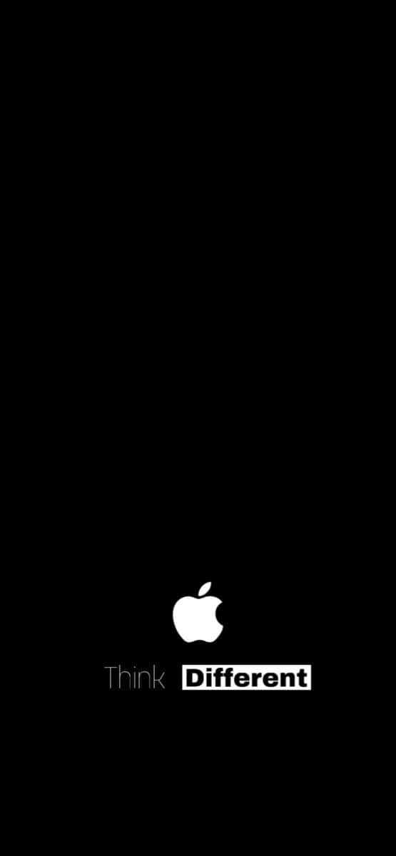 μαύρο φόντο με λογότυπο της Apple Ταπετσαρία