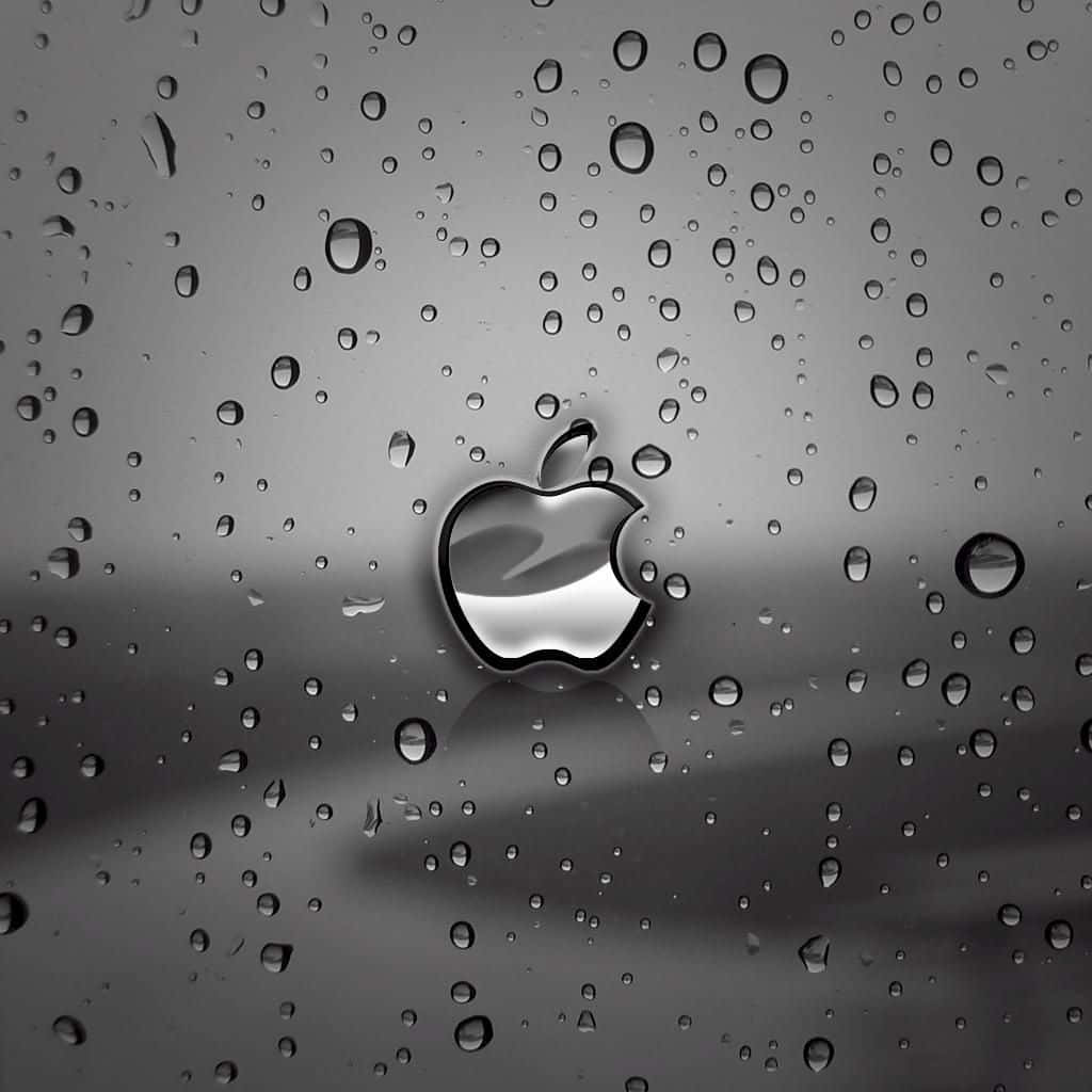 Σκούρο χαριτωμένο λογότυπο Apple iPad Ταπετσαρία