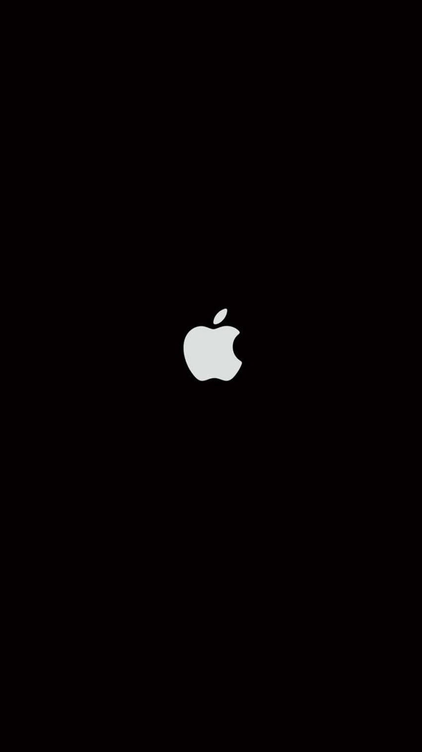 Μαύρο λογότυπο Apple για iPhone Ταπετσαρία