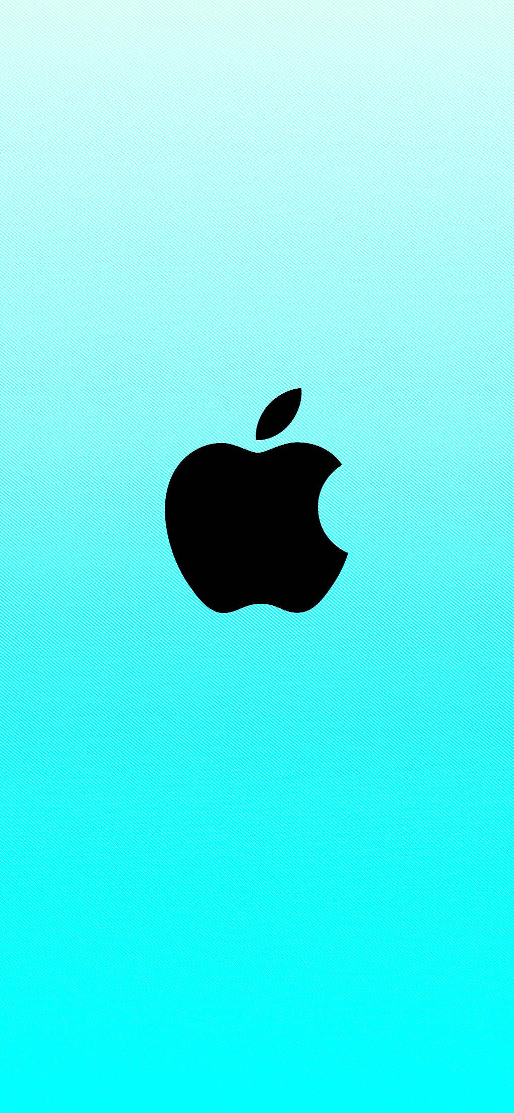 Κυανό Μπλε Λογότυπο Apple Ταπετσαρία