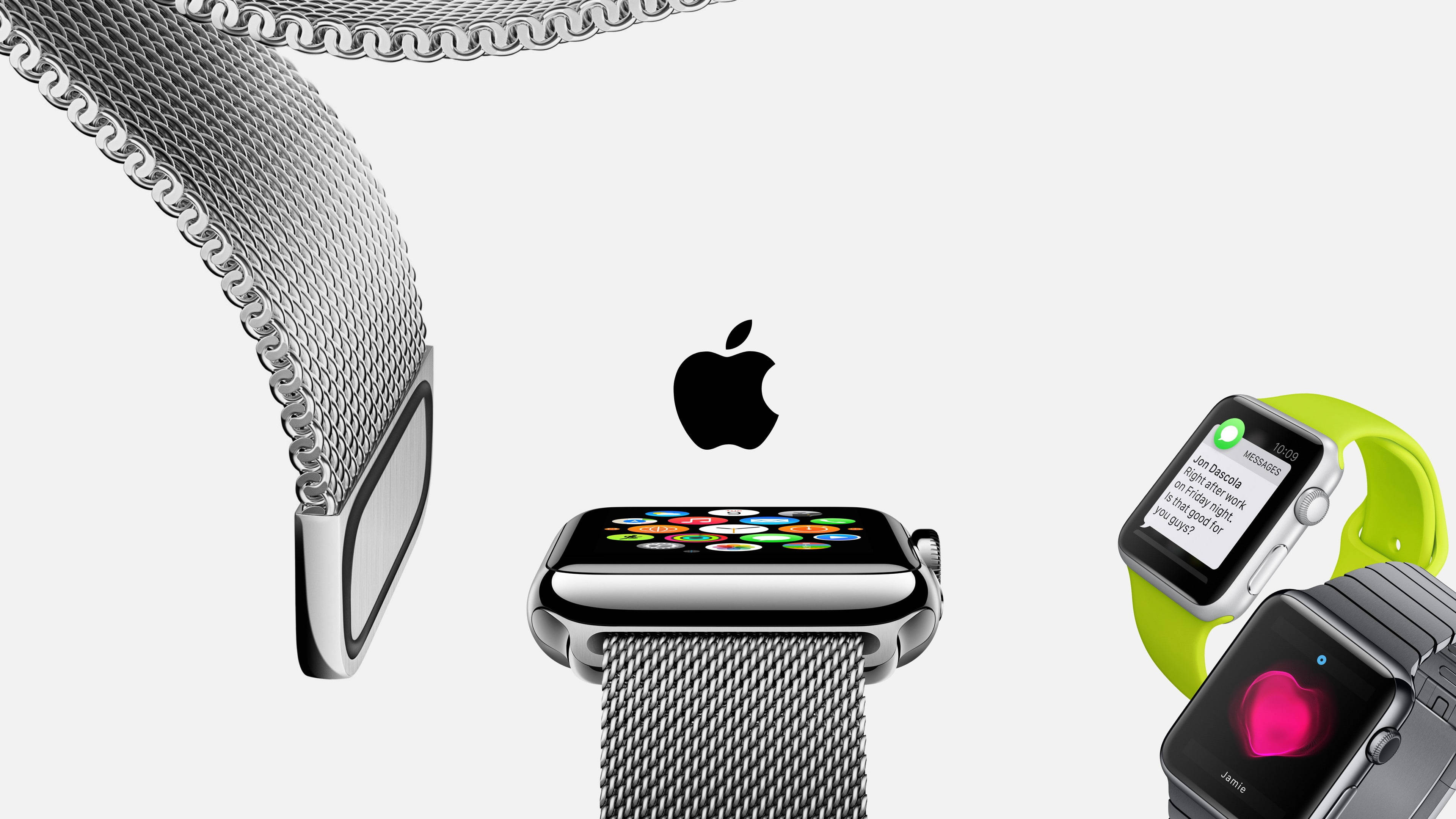 Μεταλλικό Βραχιόλι Apple Watch με Χρωμιωμένο Πλέγμα Ταπετσαρία