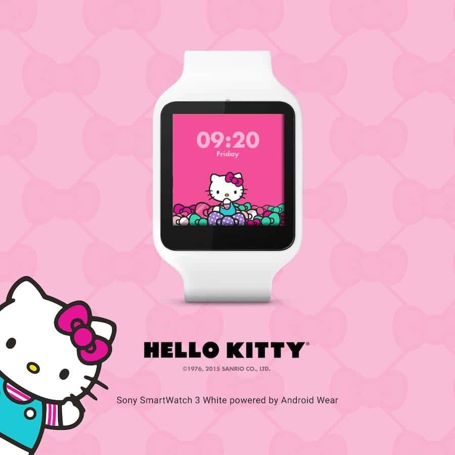 Χαριτωμένο ρολόι Apple Watch Hello Kitty Ταπετσαρία