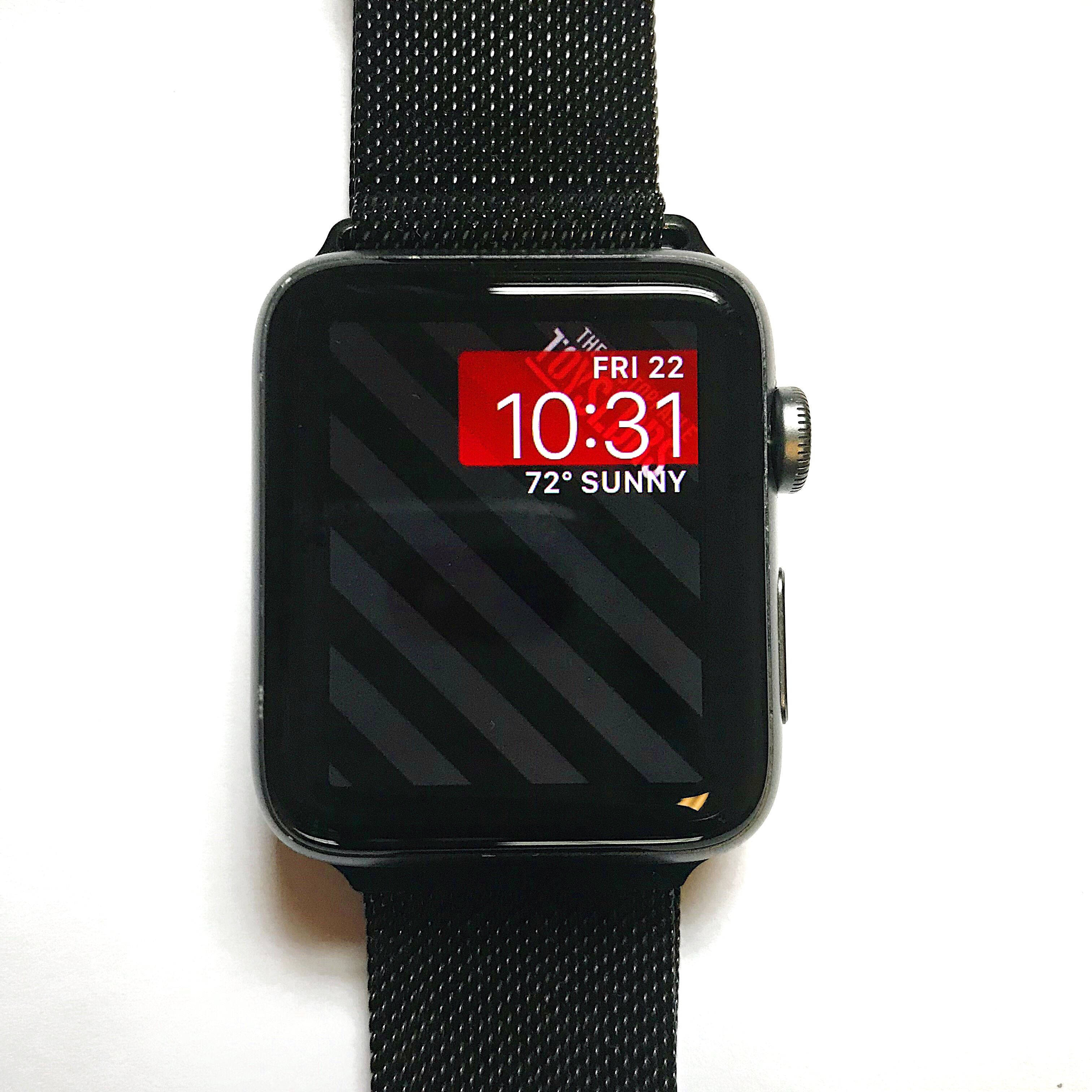 Apple Watch με φινίρισμα μεταλλικού πλέγματος Ταπετσαρία